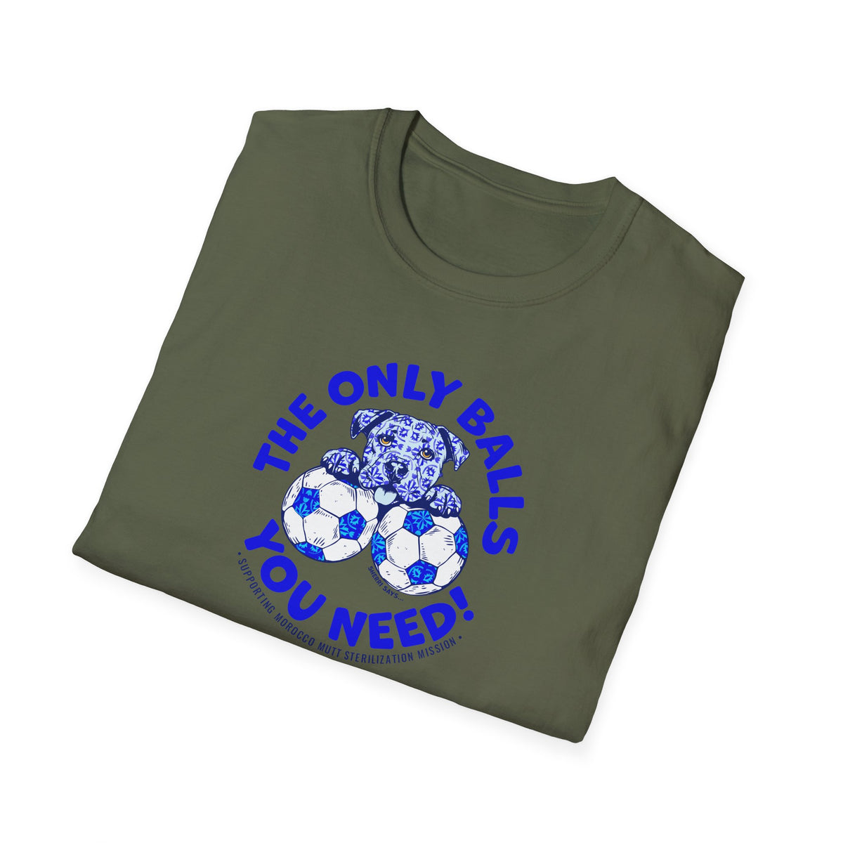 Soccer Balls Graphic T-Shirt — "The Only Balls You Need"