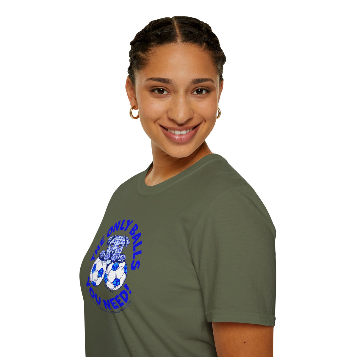 Soccer Balls Graphic T-Shirt — "The Only Balls You Need"