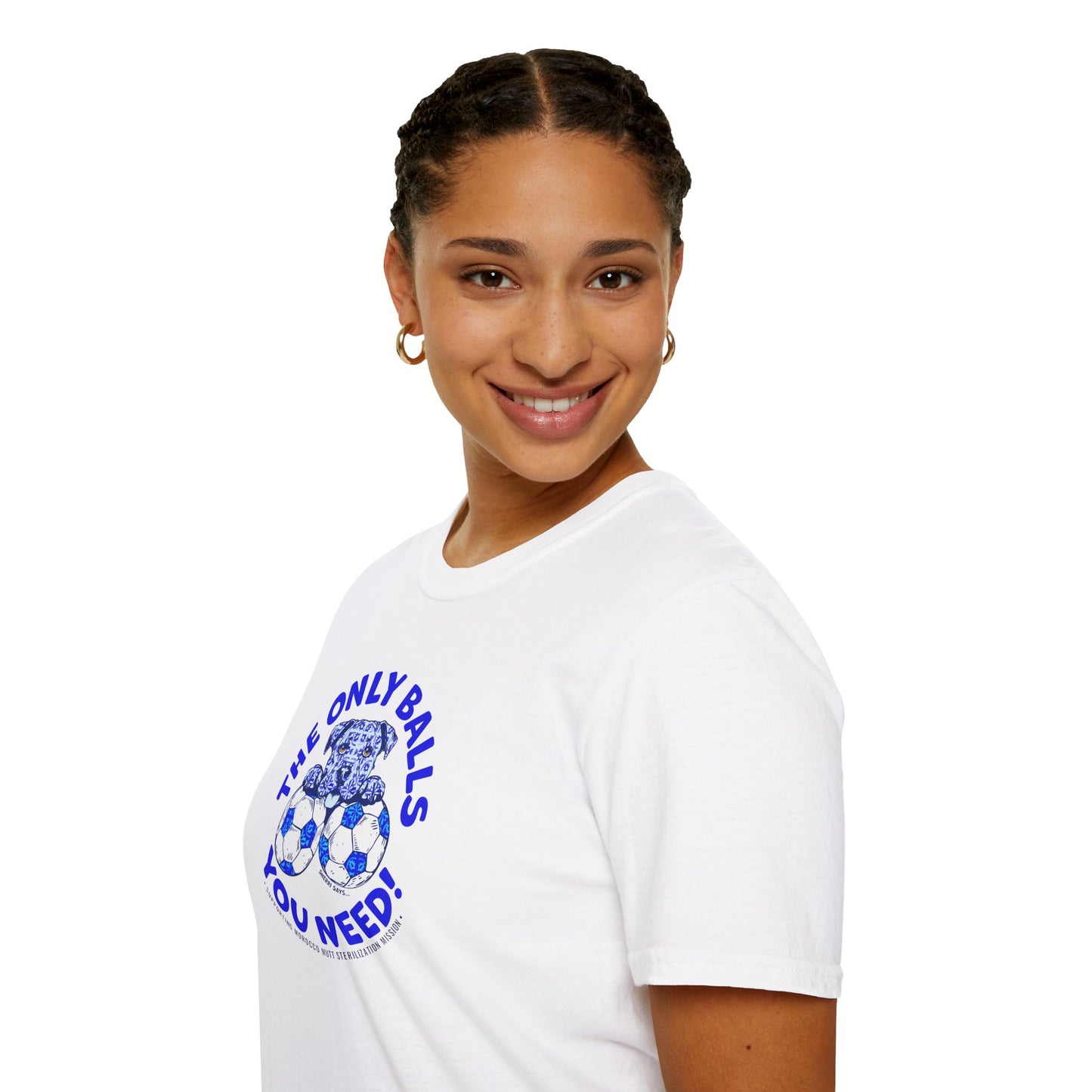 Soccer Balls Graphic T-Shirt — "The Only Balls You Need"