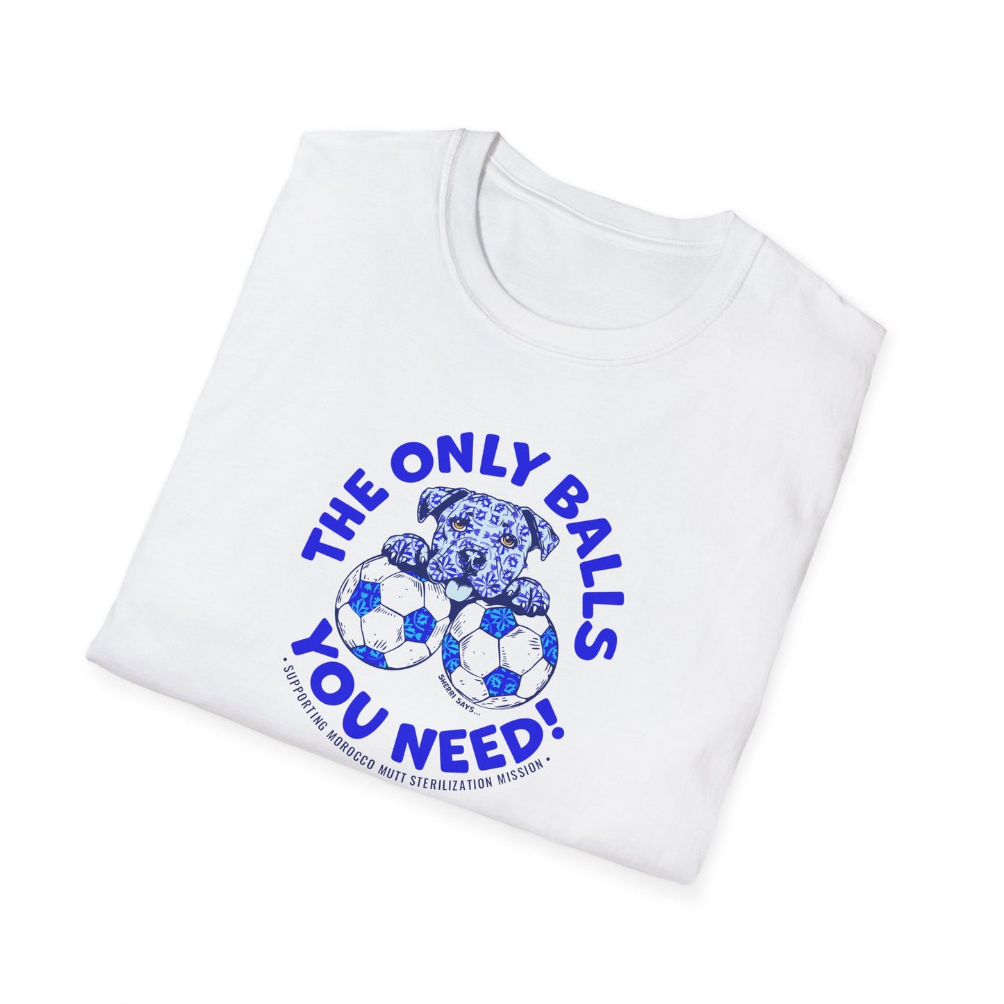 Soccer Balls Graphic T-Shirt — "The Only Balls You Need"
