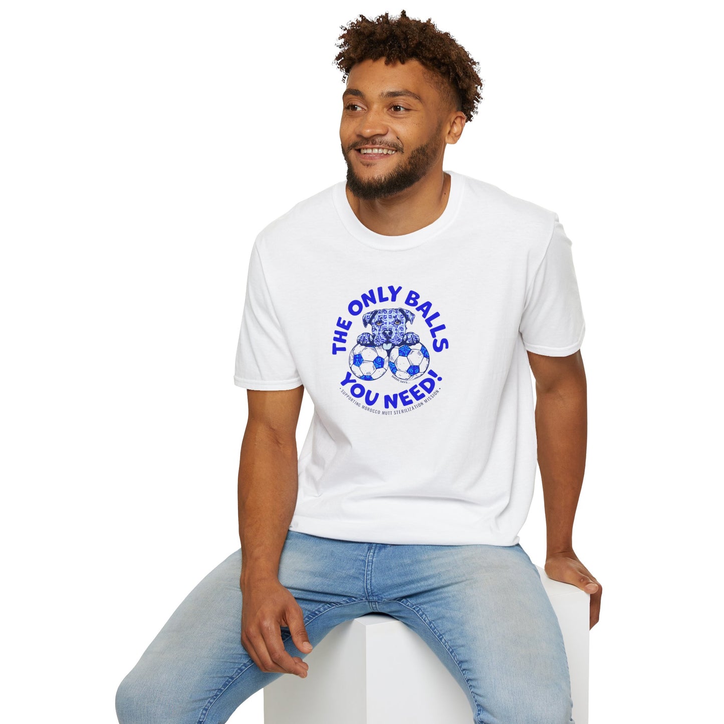 Soccer Balls Graphic T-Shirt — "The Only Balls You Need"