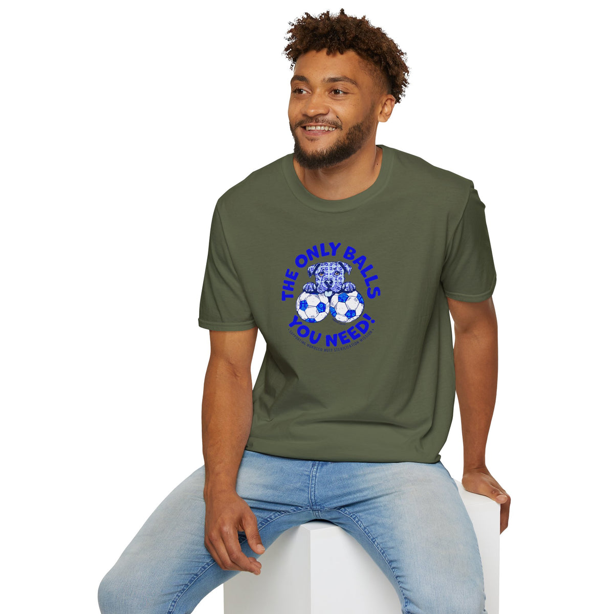 Soccer Balls Graphic T-Shirt — "The Only Balls You Need"