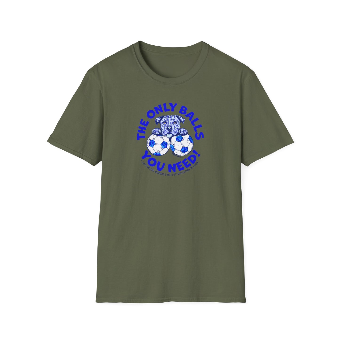 Soccer Balls Graphic T-Shirt — "The Only Balls You Need"