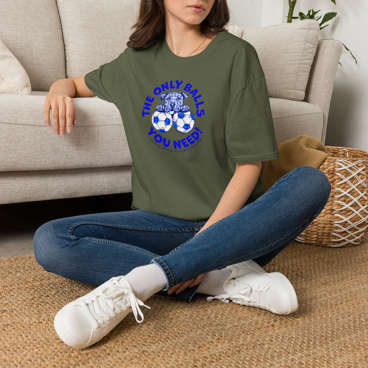 Soccer Balls Graphic T-Shirt — "The Only Balls You Need"