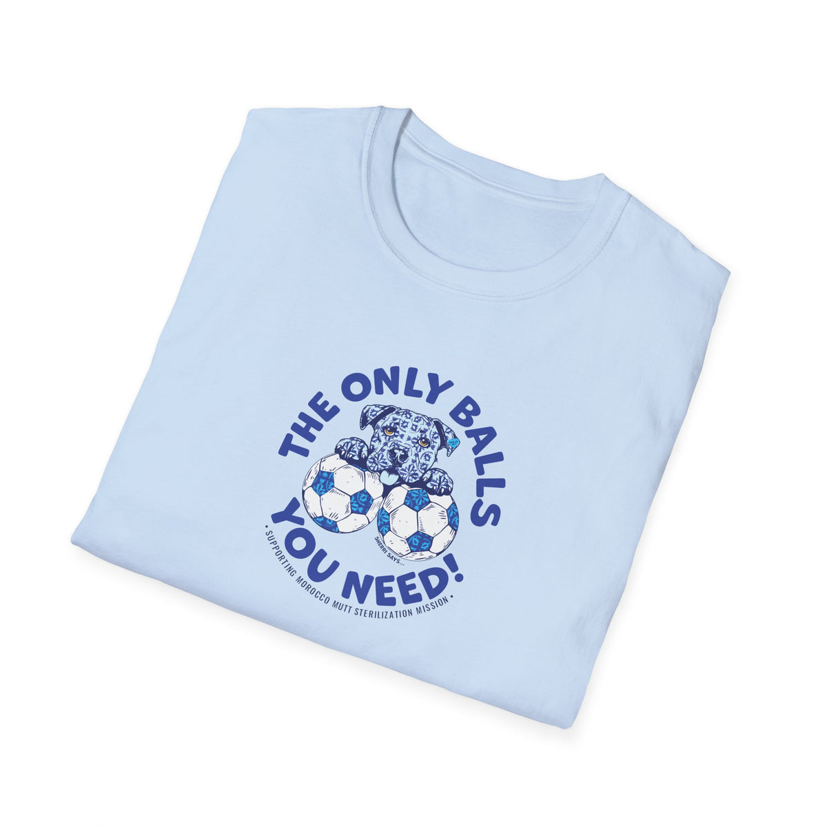Soccer Balls Graphic T-Shirt — "The Only Balls You Need"