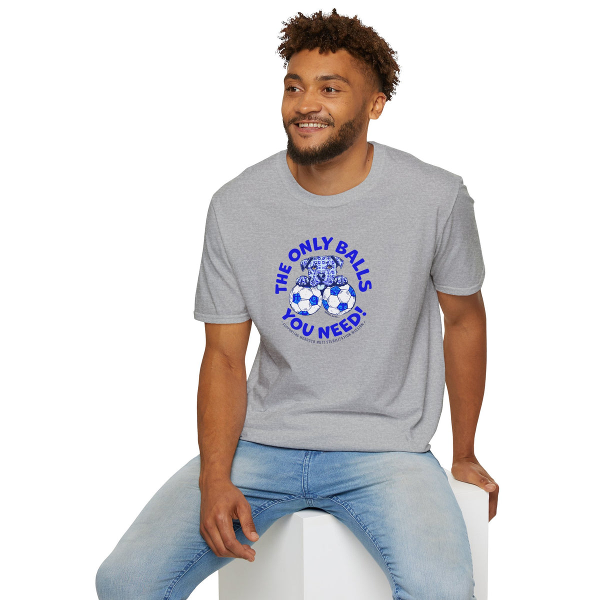 Soccer Balls Graphic T-Shirt — "The Only Balls You Need"